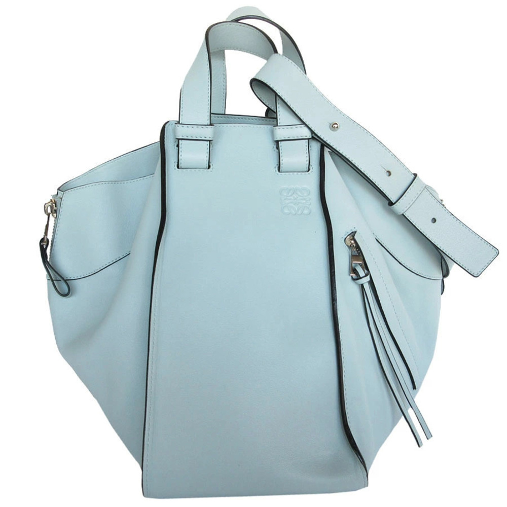 Loewe 2way Shoulder Bag Hammock leather blue